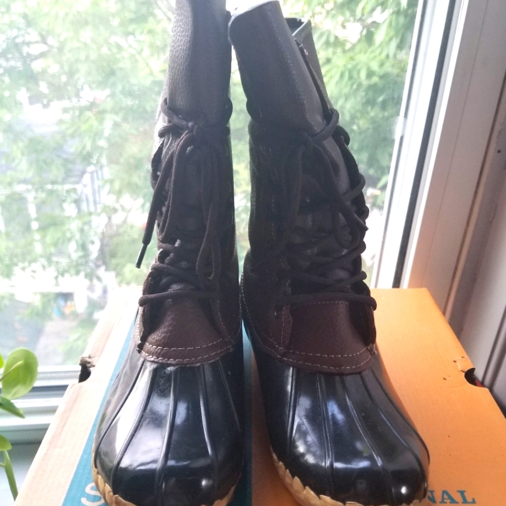 Sporto Brown Winter Duck Boots